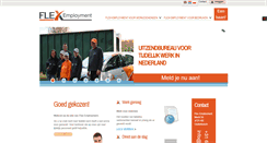 Desktop Screenshot of flex-employment.nl